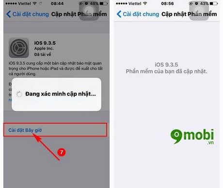 cach nang cap ios 9.3.5