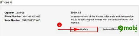 update ios 9.3.5 bang itunes