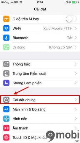 cai dat ios 9