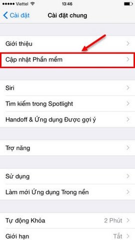 nang cap ios 9