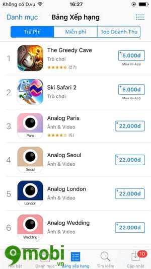 sua loi ung dung khong hien thi gia tien viet tren app store 5