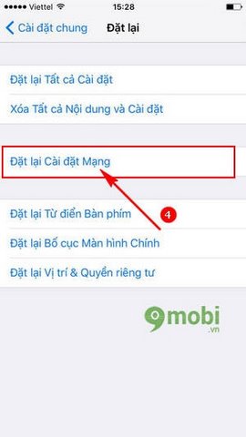 sua loi wifi ios 10