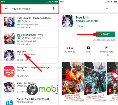 tai va choi ngu linh mobile nhu the nao 3