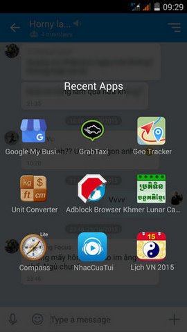 tat recent apps