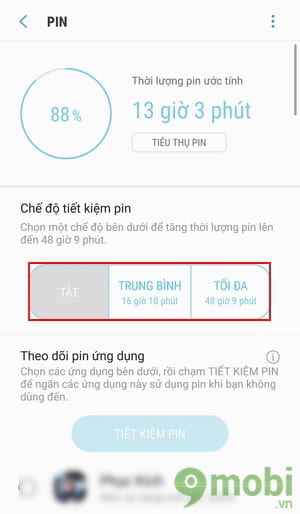 tiet kiem pin samsung galaxy s8 s8 plus bat che do tiet kiem pin 4