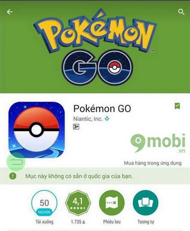 loi thuong gap khi choi Pokemon GO