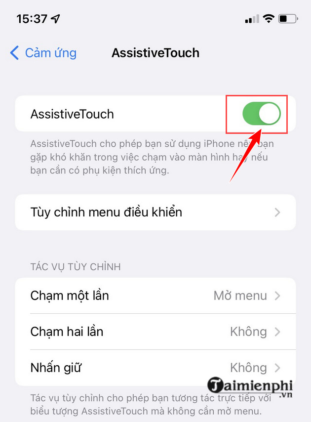 cach bat phim home ao tren iphone 11