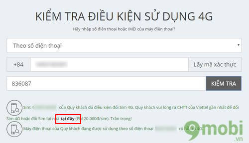 doi sim 4g viettel truc tuyen