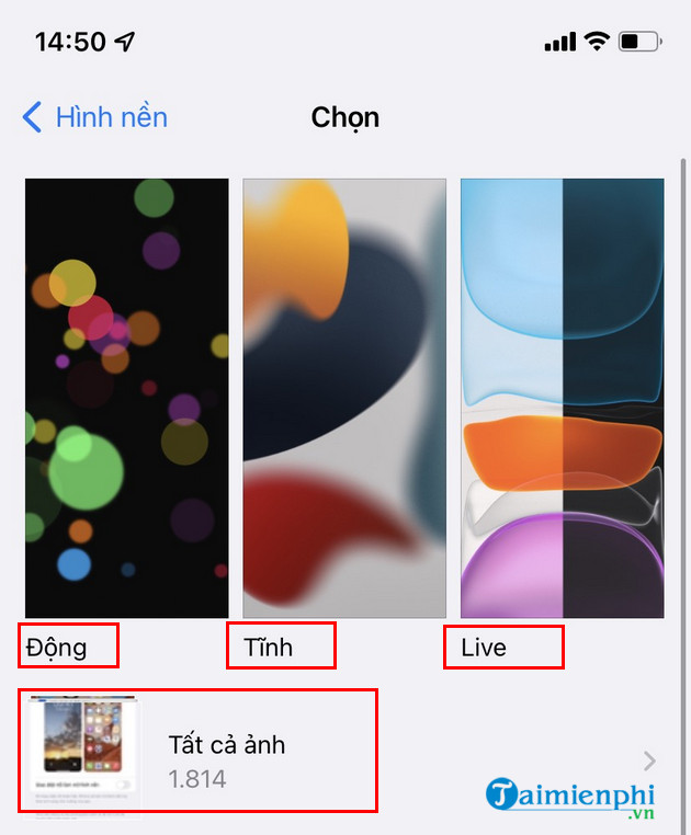 cach thay hinh nen tren iphone