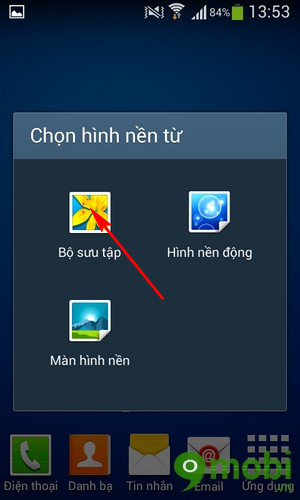 cách cài đặt hình nền Android