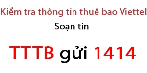 check thong tin ca nhan sim viettel