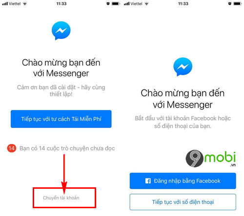 cach dang xuat facebook messenger tren iphone 6 6 plus 6s 6s plus 6