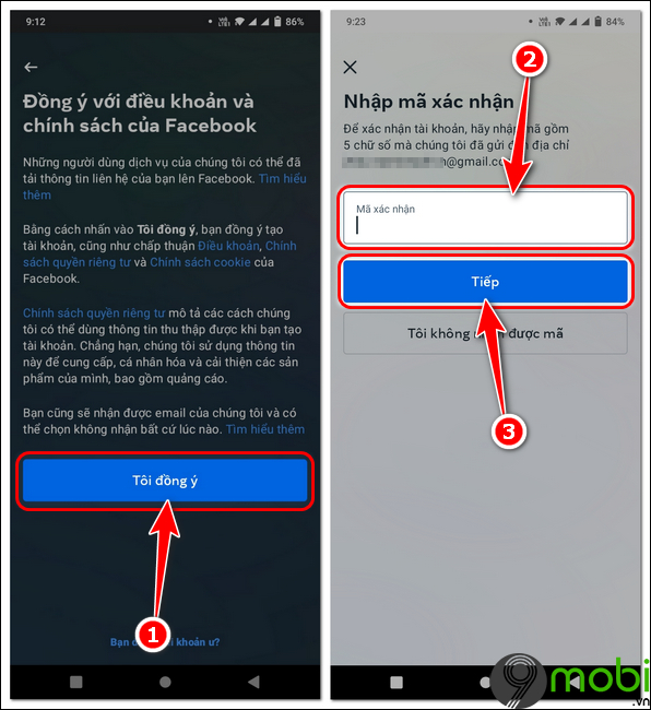 huong dan dang ky tai khoan facebook tren dien thoai