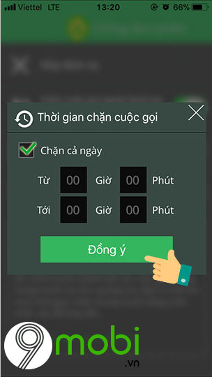 dich vu chan cuoc goi viettel