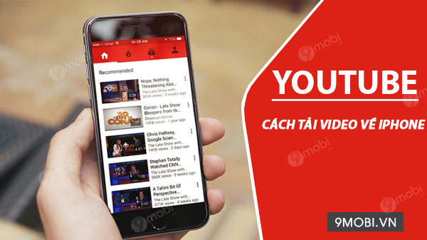 cach tai video tren youtube ve iphone 